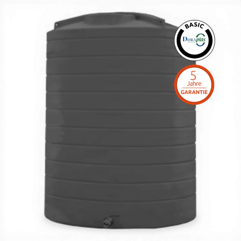 Duraplas DuraTank V-Eco 25.500 l Wassertank aus Polyethylen (PE) – UV-beständig & lichtundurchlässig