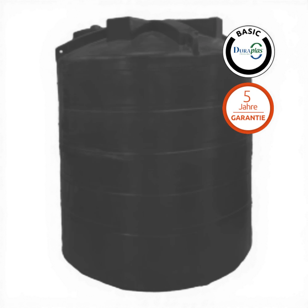 Duraplas DuraTank V-Eco 5.000 l Wassertank aus Polyethylen (PE) – UV-beständig & lichtundurchlässig