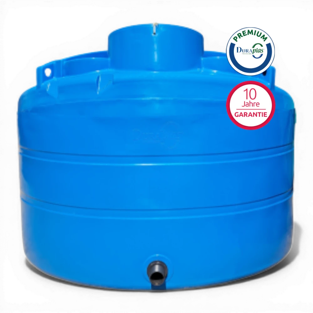 DURAPLAS DuraTank V-Eco PREMIUM Wassertank 4000 Liter – langlebiger Regenwassertank mit DN50 Flansch
