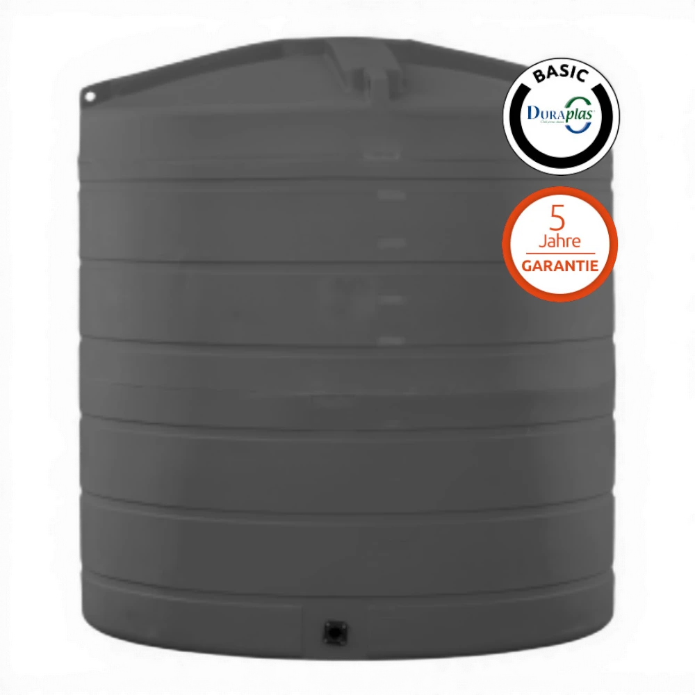 Duraplas DuraTank V-Eco 10.000 l Wassertank aus Polyethylen (PE) – UV-beständig & lichtundurchlässig
