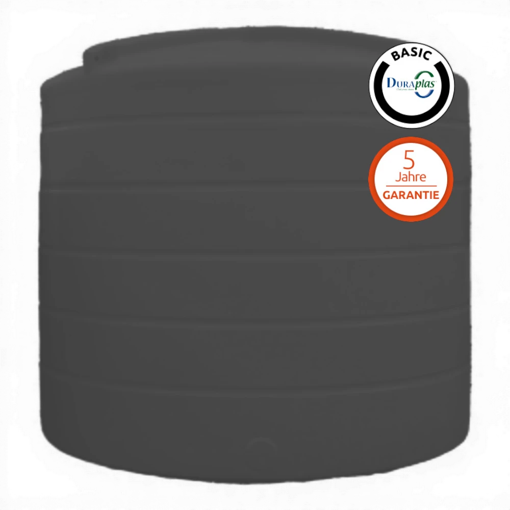 Duraplas DuraTank V-Eco 9.000 l Wassertank aus Polyethylen (PE) – UV-beständig & lichtundurchlässig