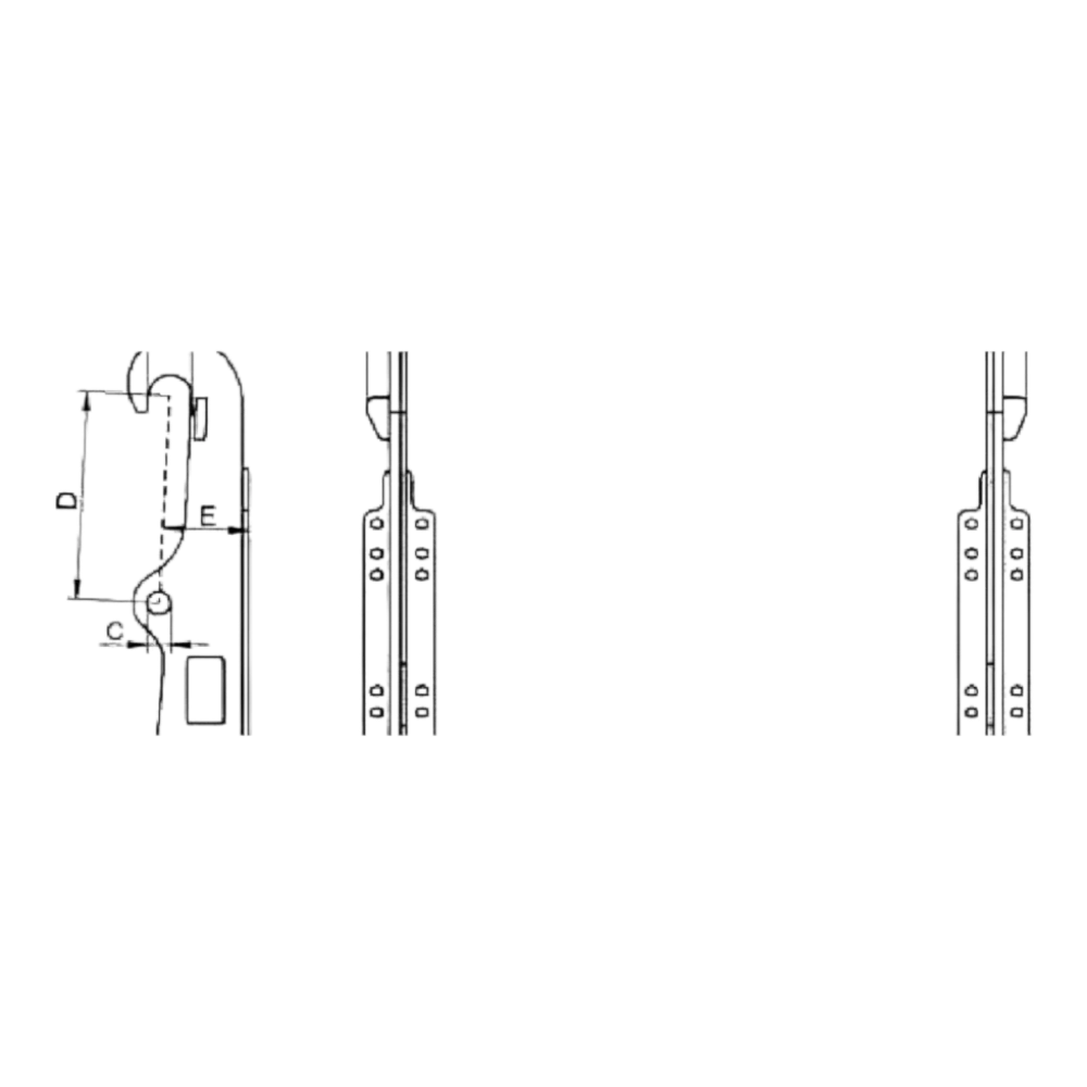 Quicke M24 hakenset Dieci XL voor Plus-werktuigen