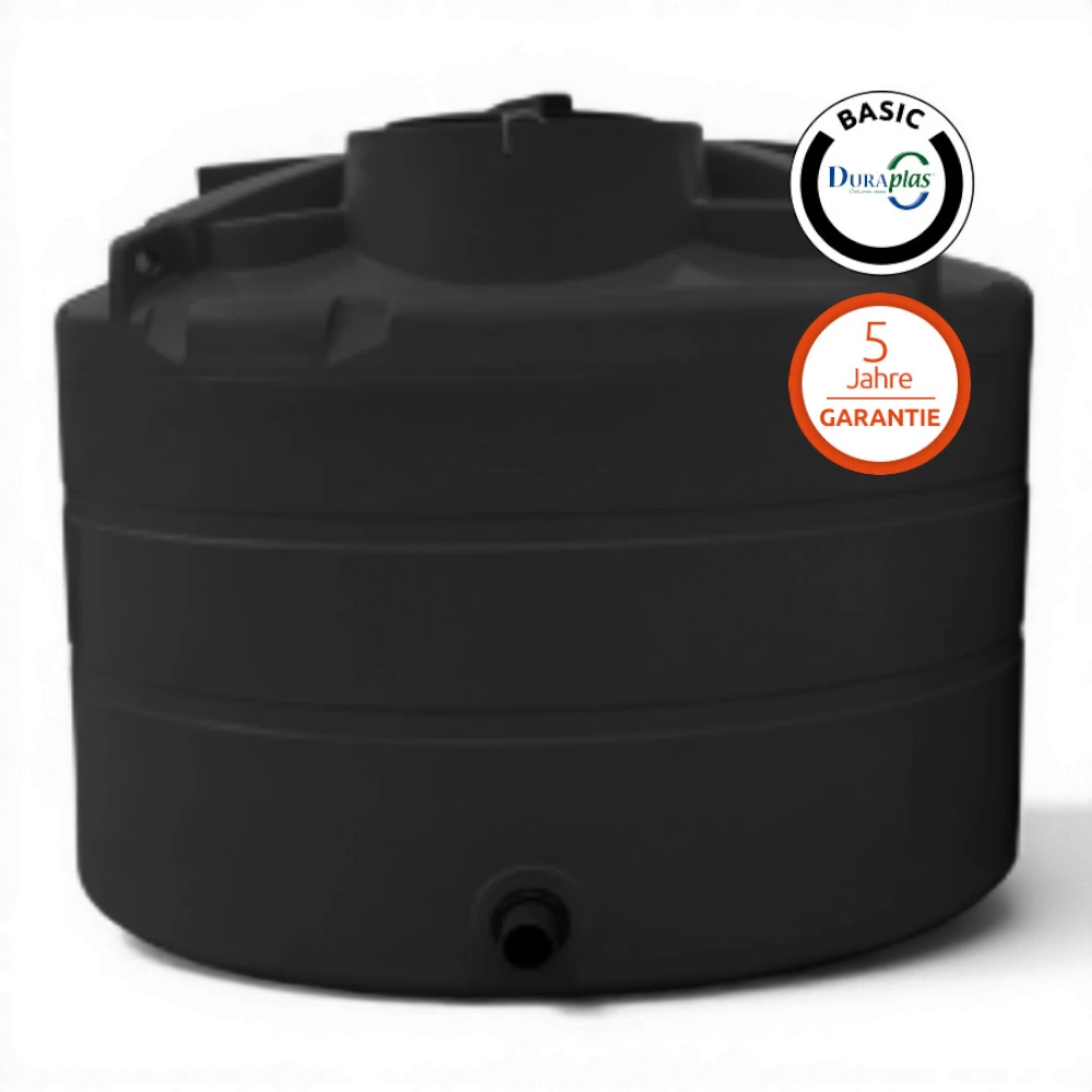 Duraplas DuraTank V-Eco 4.000 l Wassertank aus Polyethylen (PE) – UV-beständig & lichtundurchlässig