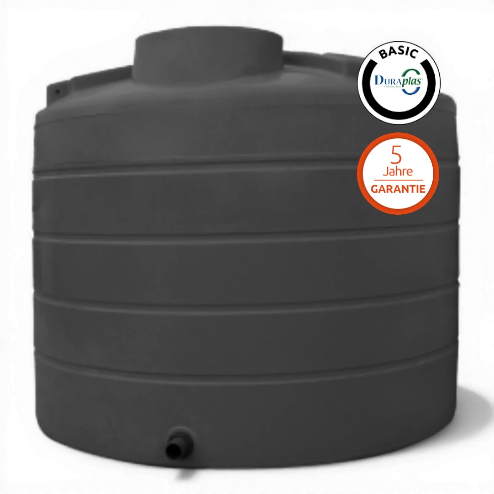 Duraplas DuraTank V-Eco 8.000 l Wassertank aus Polyethylen (PE) – UV-beständig & lichtundurchlässig